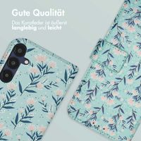 imoshion Design Klapphülle Samsung Galaxy A55 - Blue Flowers