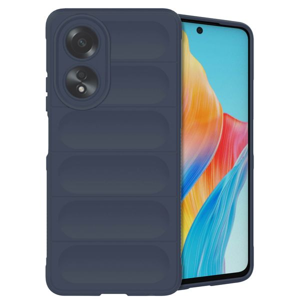 imoshion EasyGrip Back Cover für das Oppo A58 (4G) - Dunkelblau