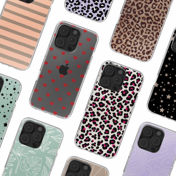 imoshion Design Hülle Apple iPhone 16 Pro - Red Hearts