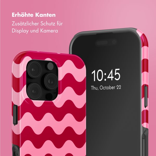 Selencia Vivid Rückabdeckung mit MagSafe Apple iPhone 16 Pro Max - Wave Vibes Lipstick