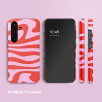 Selencia Vivid Rückabdeckung mit MagSafe Samsung Galaxy S25 - Dream Swirl Pink