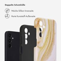 Selencia Vivid Back Cover Samsung Galaxy A15 (5G/4G) - Chic Marble Gold