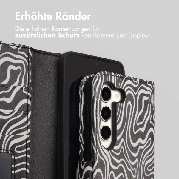 imoshion Design Klapphülle Samsung Galaxy S23 - Black And White