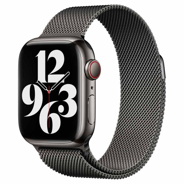 Apple Mailänder Fitness-Armband für Apple Watch Series 1 bis 9 / SE (38/40/41 mm) | Series 10 (42 mm) - Graphite