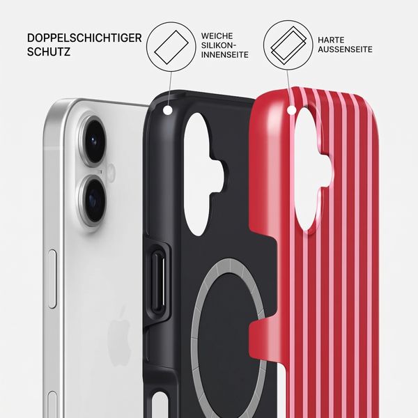 Burga Tough Back Cover MagSafe Apple iPhone 17 - Strawberry Jam