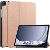 imoshion Trifold Klapphülle für das Samsung Galaxy Tab A9 Plus - Rosé Gold