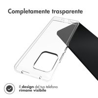 Accezz Clear TPU Backcover Motorola Edge 40 Pro - Transparent