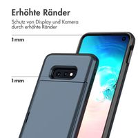 imoshion Backcover mit Kartenfach für das Samsung Galaxy S10e - Dunkelblau