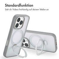 Accezz Ring Stand Backcover mit MagSafe Apple iPhone 16 Pro Max - Grau