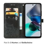 imoshion Mandala Klapphülle für das Motorola Moto G13 / G23 - Schwarz