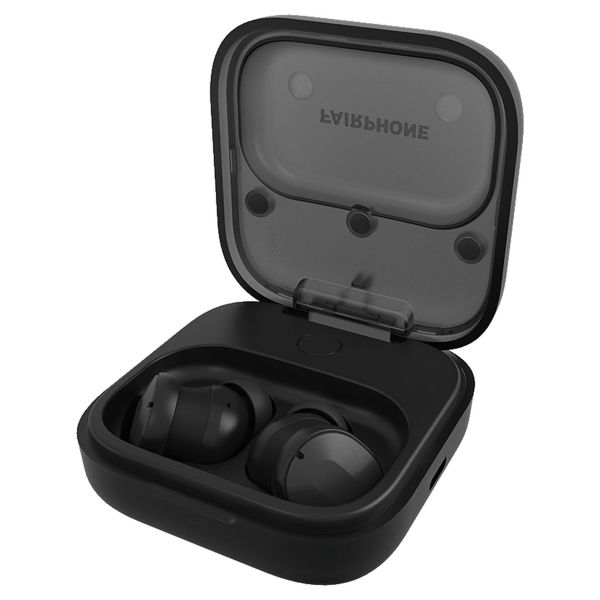 Fairphone Fairbuds True Wireless Earbuds - Kabellose Kopfhörer mit Aktiver Geräuschunterdrückung - Schwarz