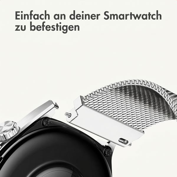 imoshion Mailändische Magnetarmband -   Universelle 18 mm Anschluss - Silber