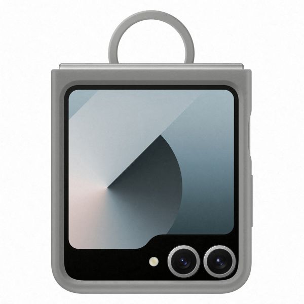 Samsung Original Silikon Cover Ring Samsung Galaxy Z Flip 6 / Flip 7 FE - Gray