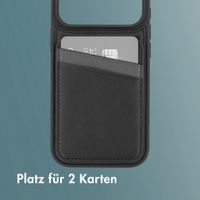 imoshion Backcover mit Kartenfach und Ständer Apple iPhone 18 Pro / 17 Pro - Schwarz