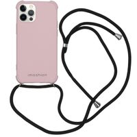 imoshion Color Backcover mit Band iPhone 12 (Pro) - Rosa