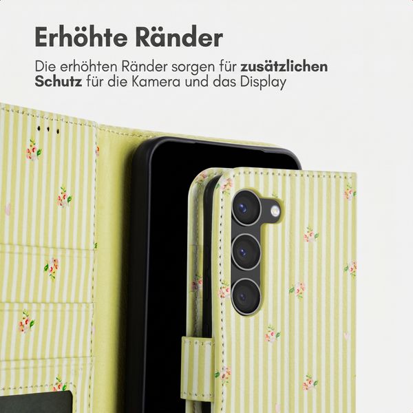 imoshion Design Klapphülle Samsung Galaxy S23 - Garden Stripes