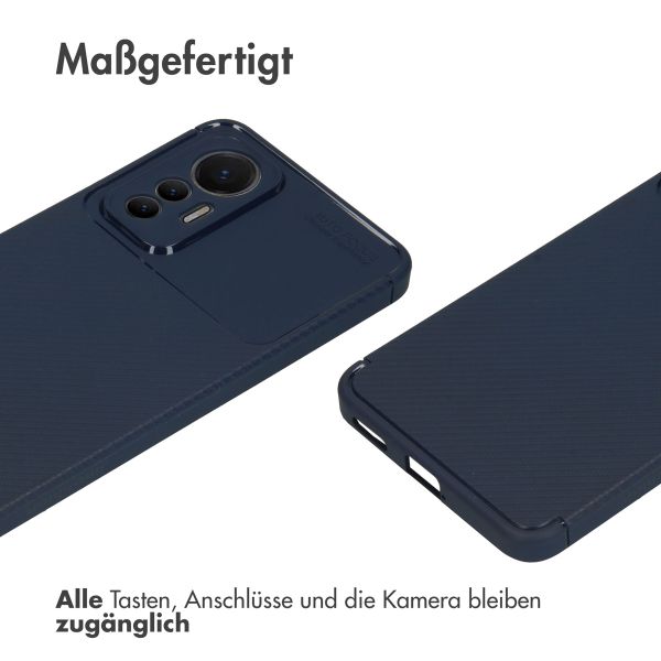 imoshion Carbon-Hülle für das Xiaomi 12 Lite - Blau