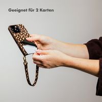 Selencia Nova Echtleder Backcover mit Kartenhalter Samsung Galaxy S25 - Fawn Chic