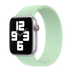 Apple Geflochtenes Solo Loop für das  Apple Watch | 44/45/46/49 mm - Größe 9 - Pistachio