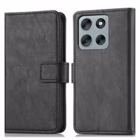 imoshion Luxuriöse Klapphülle Motorola Moto G56 - Schwarz