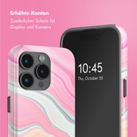 Selencia Vivid Tough Back Cover mit MagSafe für das iPhone 15 Pro - Pastel Lipstick Marble