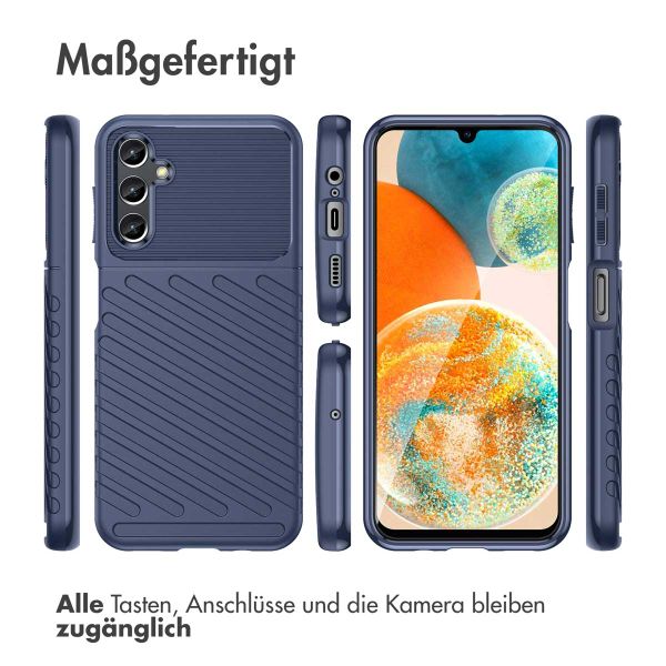 imoshion Thunder Backcover für das Samsung Galaxy A14 (5G/4G) - Dunkelblau