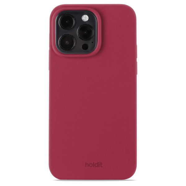 Holdit Silicone Case Apple iPhone 15 Pro Max - Red Velvet