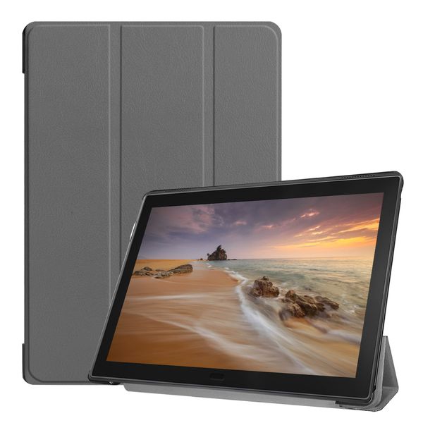 imoshion Trifold Klapphülle für das Lenovo Tab E10 - Grau