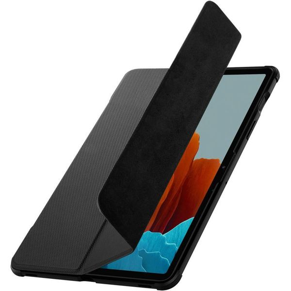 Spigen Rugged Armor Pro Klapphülle für das Samsung Galaxy Tab S8 / S7 - Schwarz