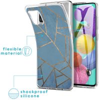 imoshion Design Hülle für das Samsung Galaxy A51 - Blue Graphic