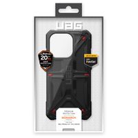 UAG Monarch Backcover für das iPhone 14 Pro - Kevlar Black