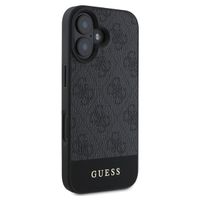 Guess Bottom Stripe 4G Back Cover Apple iPhone 16 - Grau