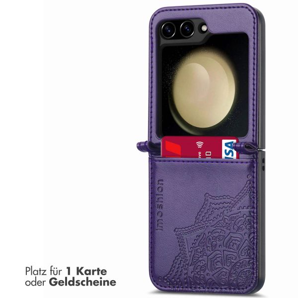 imoshion Mandala Klapphülle Samsung Galaxy Z Flip 5 - Violett