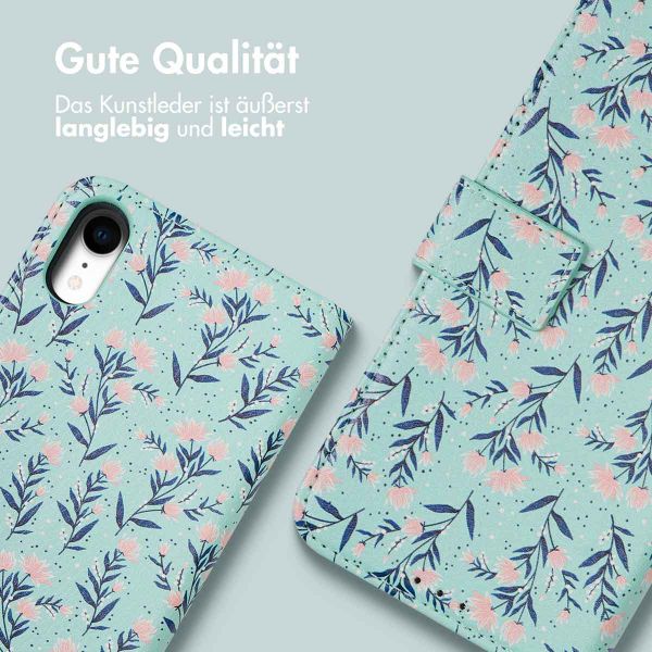 imoshion Design Klapphülle Apple iPhone Xr - Blue Flowers