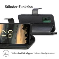 imoshion Luxuriöse Klapphülle Nokia XR21 - Schwarz