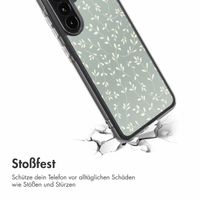 imoshion Design Hülle Samsung Galaxy A36 - Smoke Green Flowers