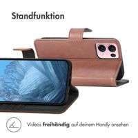 imoshion Luxuriöse Klapphülle Oppo Reno 13 Pro - Braun