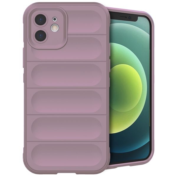 imoshion EasyGrip Back Cover für das iPhone 12 - Violett