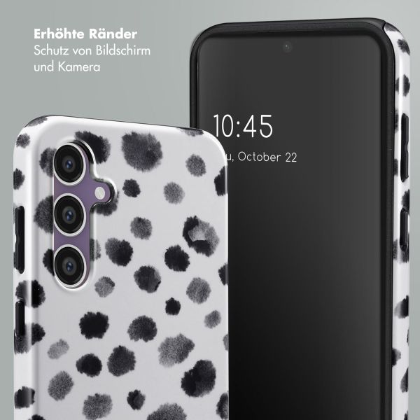 Selencia Vivid Tough Back Cover für das Samsung Galaxy S23 FE - Trendy Leopard