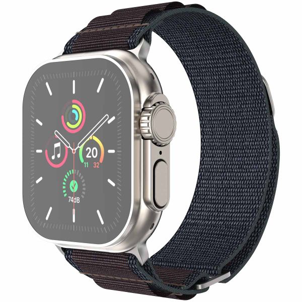 imoshion Nylon-Armband Alpine für die Apple Watch Series 1 bis 9 / SE (38/40/41 mm) | Series 10 (42 mm) - Indigo