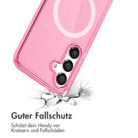 imoshion Sparkle Back Cover mit MagSafe für das Samsung Galaxy S25 - Glitzer Rosa
