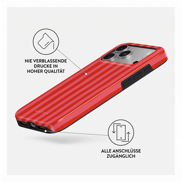 Burga Tough Back Cover MagSafe Apple iPhone 18 Pro Max - Pomegranate