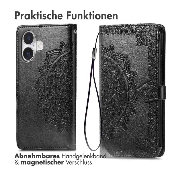 imoshion Mandala Klapphülle Apple iPhone 17 - Schwarz