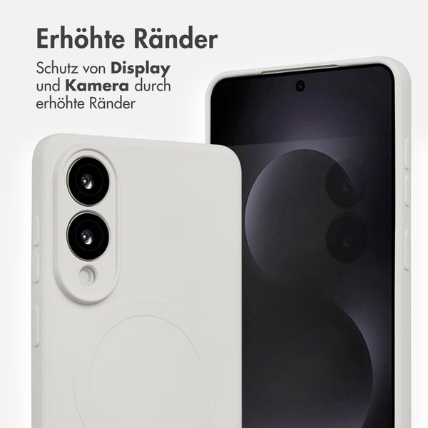 imoshion Color Back Cover mit MagSafe Samsung Galaxy S25 Edge - Beige