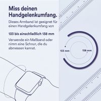 Apple Geflochtenes Solo Loop für  Apple Watch | 44/45/46/49 mm - Größe 1 - Light Blue