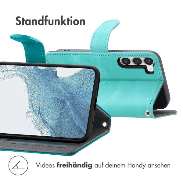 imoshion Klapphülle mit Kordel Samsung Galaxy S23 - Türkis