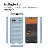 imoshion EasyGrip Back Cover für das Google Pixel 6a - Hellblau