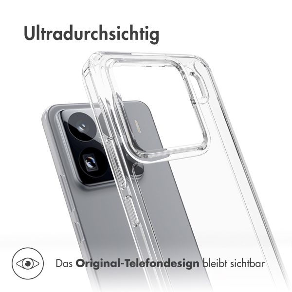 Accezz Xtreme Impact Case für das Xiaomi 15 Pro - Transparent