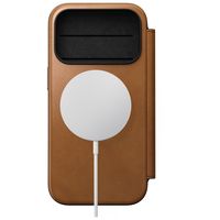 Nomad Modern Leather Folio Klapphülle Apple iPhone 18 Pro Max - English Tan