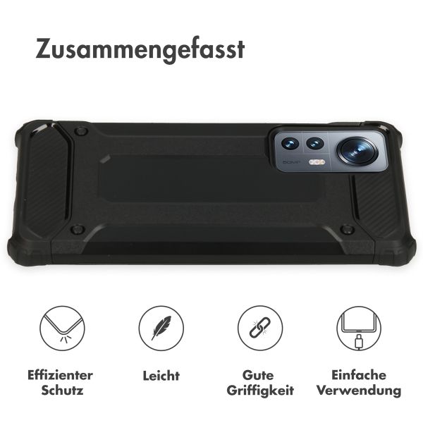 imoshion Rugged Xtreme Case für das Xiaomi 12 / 12X - Schwarz